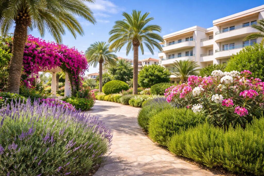 Plantas ideales para jardines de comunidades en la Costa del Sol